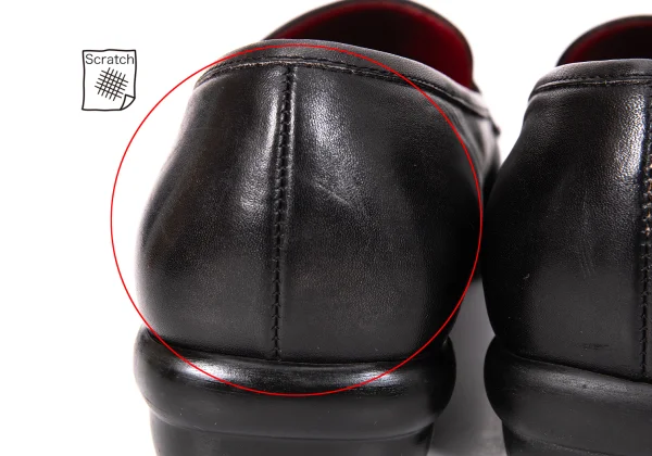 Salvatore Ferragamo SPORT Square-toe Leather Penny Loafers K-169283_012