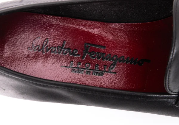 Salvatore Ferragamo SPORT Square-toe Leather Penny Loafers K-169283_016