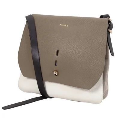 FURLA Switching Leather Flap Shoulder Bag