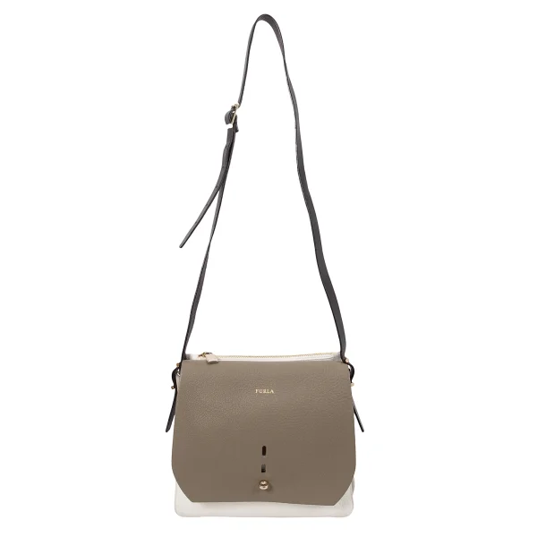 FURLA Switching Leather Flap Shoulder Bag K-169284_002