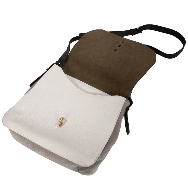 FURLA Switching Leather Flap Shoulder Bag K-169284_017