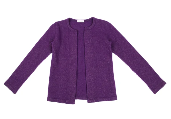 COMME des GARCONS Glitter Buttonless Knit Cardigan K-169287_002