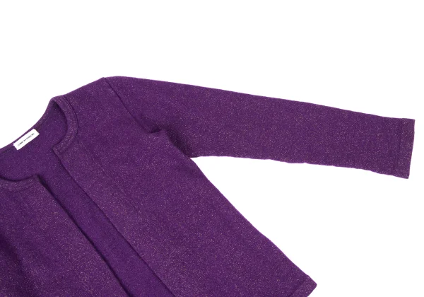 COMME des GARCONS Glitter Buttonless Knit Cardigan K-169287_004