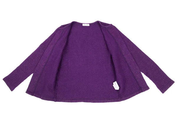 COMME des GARCONS Glitter Buttonless Knit Cardigan K-169287_007