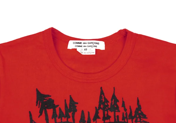COMME des GARCONS Tree Heart Printed T-Shirt K-169288_003