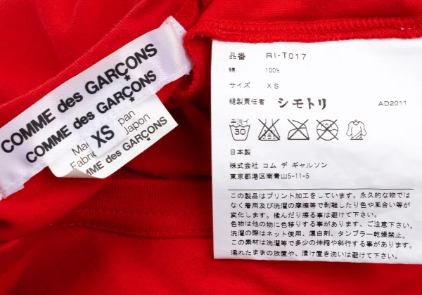 COMME des GARCONS Tree Heart Printed T-Shirt K-169288_017