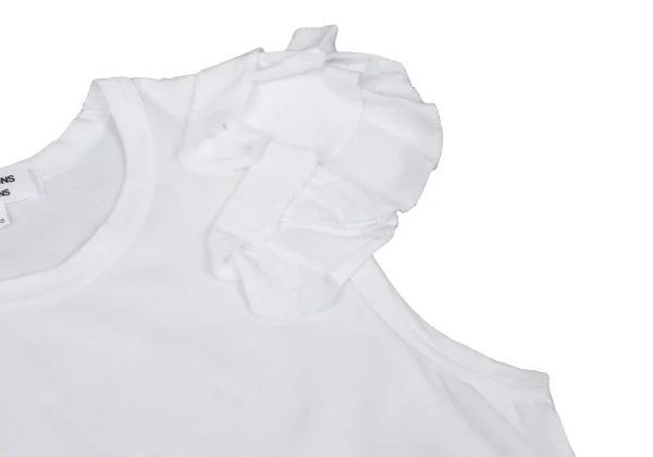 COMME des GARCONS Frill Shoulder Tank Top K-169290_008
