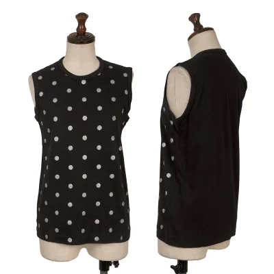 tricot COMME des GARCONS Glitter Dot Print Tank Top