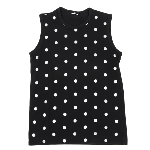 tricot COMME des GARCONS Glitter Dot Print Tank Top K-169299_002