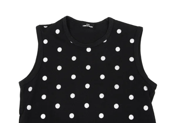 tricot COMME des GARCONS Glitter Dot Print Tank Top K-169299_003