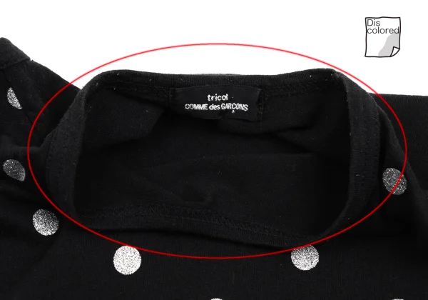 tricot COMME des GARCONS Glitter Dot Print Tank Top K-169299_005