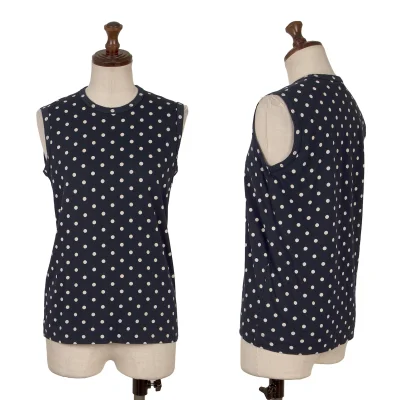tricot COMME des GARCONS Dot Print Tank Top