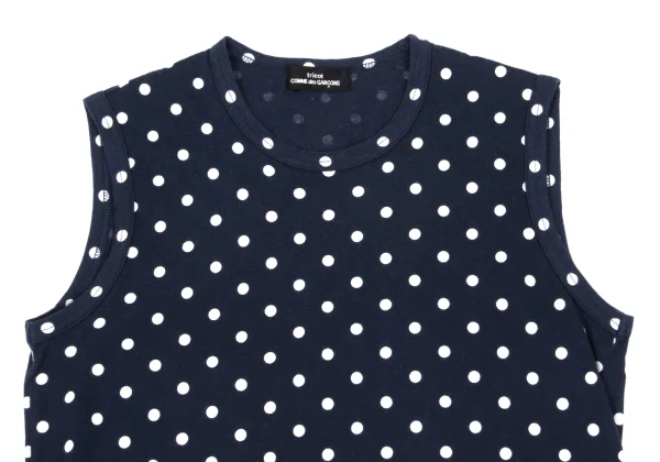 tricot COMME des GARCONS Dot Print Tank Top K-169300_003