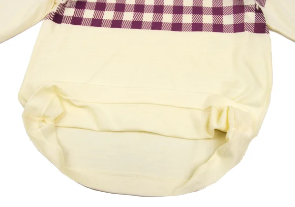 tricot COMME des GARCONS Check Print Wool Top K-169301_010