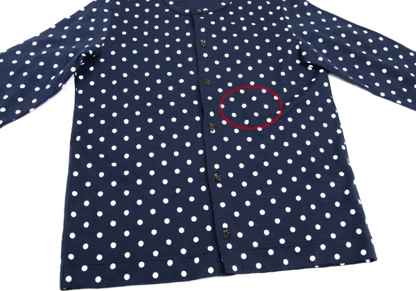 tricot COMME des GARCONS Wool Dot Print Cardigan K-169302_008