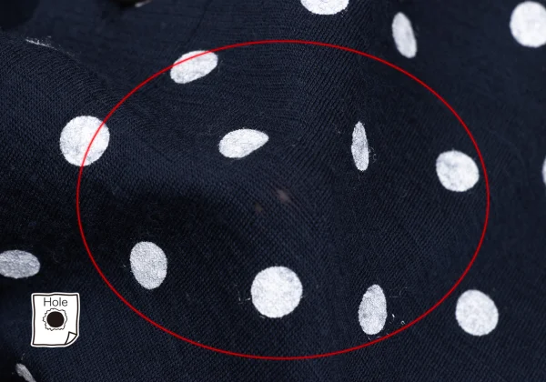 tricot COMME des GARCONS Wool Dot Print Cardigan K-169302_009