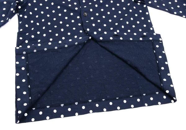 tricot COMME des GARCONS Wool Dot Print Cardigan K-169302_010