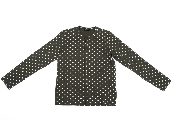 tricot COMME des GARCONS Wool Dot Print Cardigan K-169303_002