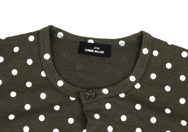 tricot COMME des GARCONS Wool Dot Print Cardigan K-169303_004