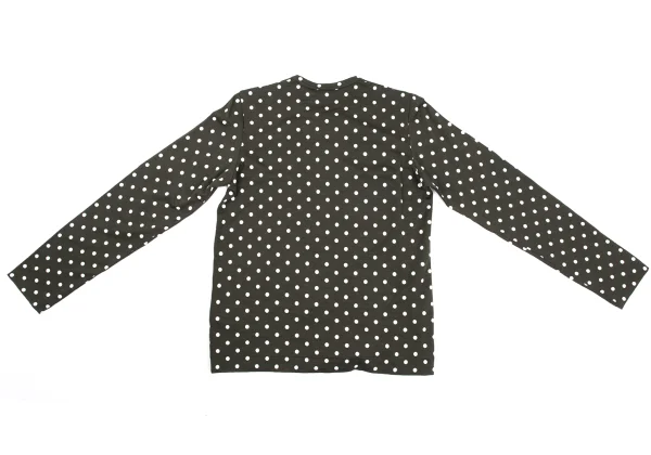 tricot COMME des GARCONS Wool Dot Print Cardigan K-169303_010