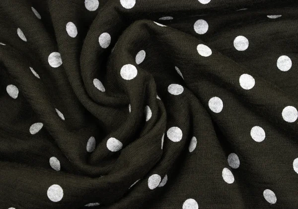 tricot COMME des GARCONS Wool Dot Print Cardigan K-169303_011