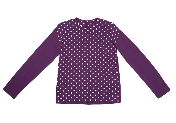 tricot COMME des GARCONS Dot Print Open Back T Shirt K-169304_002