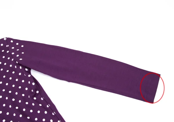 tricot COMME des GARCONS Dot Print Open Back T Shirt K-169304_006