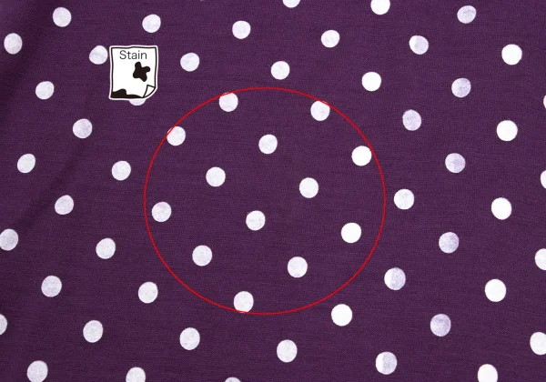 tricot COMME des GARCONS Dot Print Open Back T Shirt K-169304_010