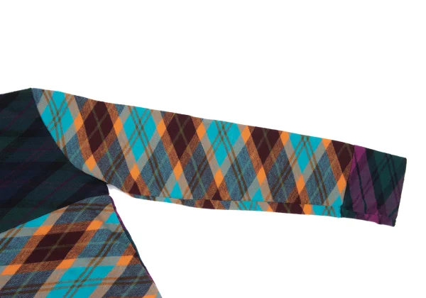 tricot COMME des GARCONS Check Panel Switching Knit Top K-169305_005