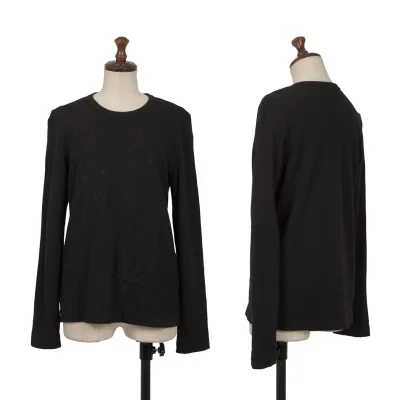 robe de chambre COMME des GARCONS Cashmere Blend Star Patch Knit Top
