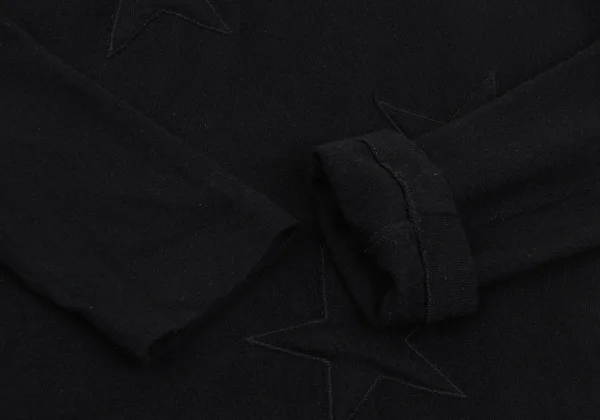 robe de chambre COMME des GARCONS Cashmere Blend Star Patch Knit Top K-169309_007