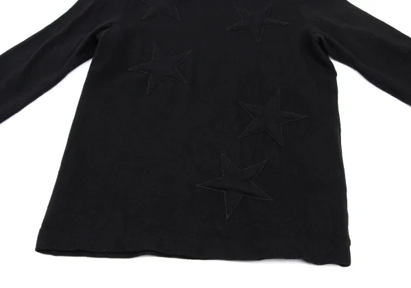robe de chambre COMME des GARCONS Cashmere Blend Star Patch Knit Top K-169309_008