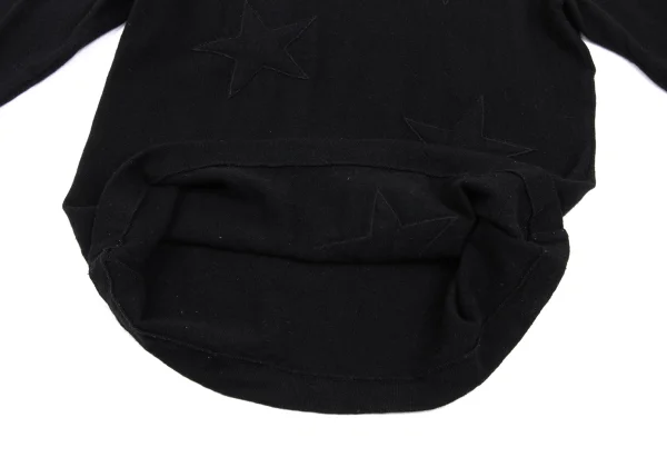 robe de chambre COMME des GARCONS Cashmere Blend Star Patch Knit Top K-169309_009