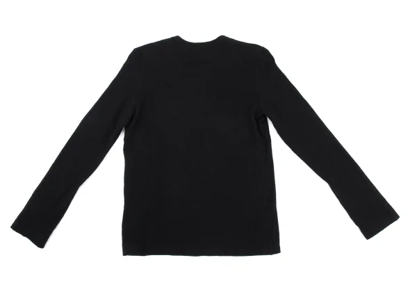 robe de chambre COMME des GARCONS Cashmere Blend Star Patch Knit Top K-169309_010