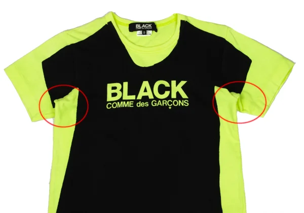 BLACK COMME des GARCONS Logo Print T Shirt K-169310_002