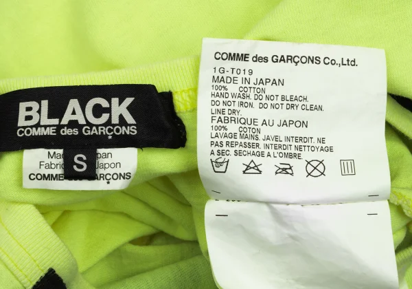 BLACK COMME des GARCONS Logo Print T Shirt K-169310_014