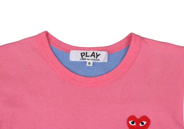 PLAY COMME des GARCONS Crazy Pattern Heart Patch T-Shirt K-169312_003