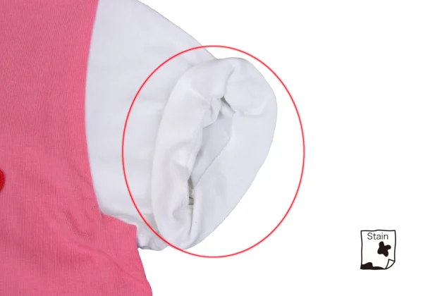 PLAY COMME des GARCONS Crazy Pattern Heart Patch T-Shirt K-169312_006