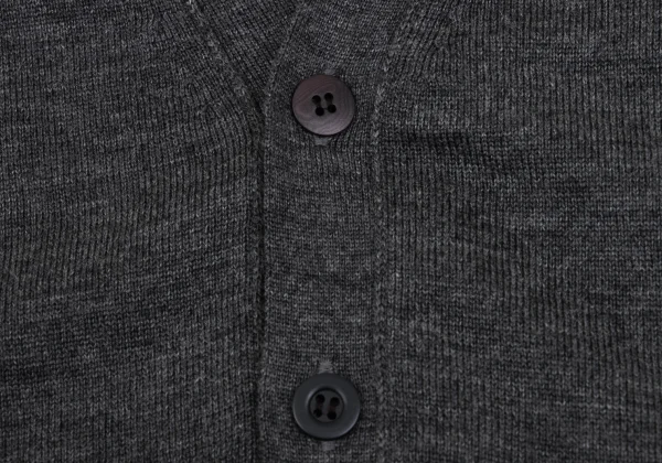 UNDERCOVER Heart Lace Patch Frill Sleeve Knit Cardigan K-169313_007