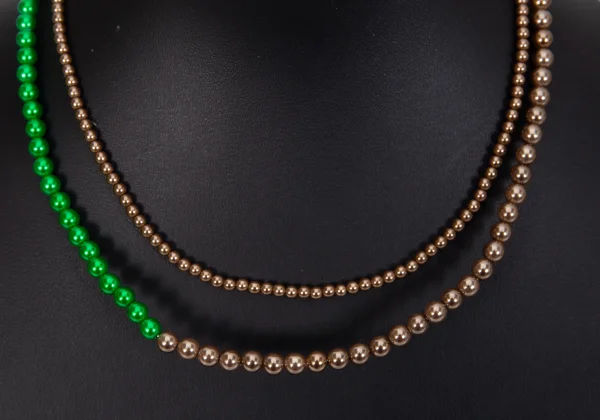 UNDERCOVER Metallic Pearl Beads Necklace K-169315_002