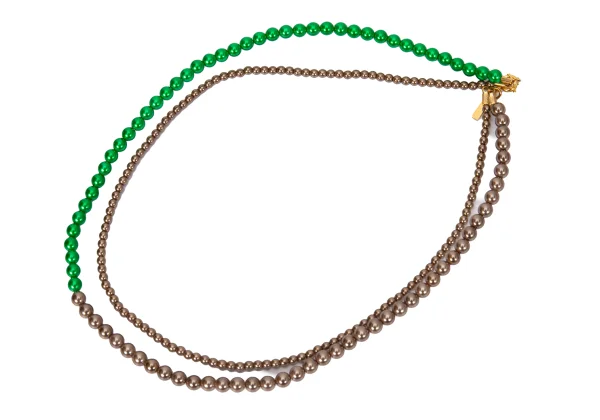 UNDERCOVER Metallic Pearl Beads Necklace K-169315_003