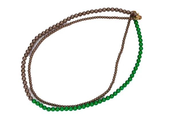 UNDERCOVER Metallic Pearl Beads Necklace K-169315_005