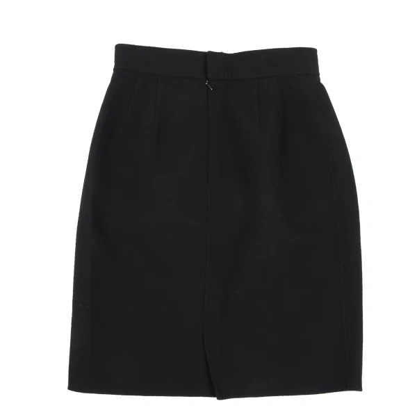 L'EQUIPE YOSHIE INABA Wool Tuck Trapezoid Skirt K-169320_006