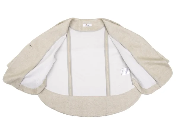 L'EQUIPE Linen Blend Half-sleeve 1B Jacket K-169324_010