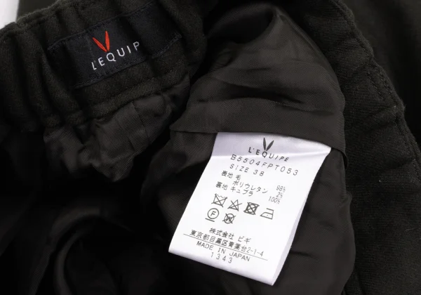 L'EQUIPE Brushed Wool Pants K-169327_011