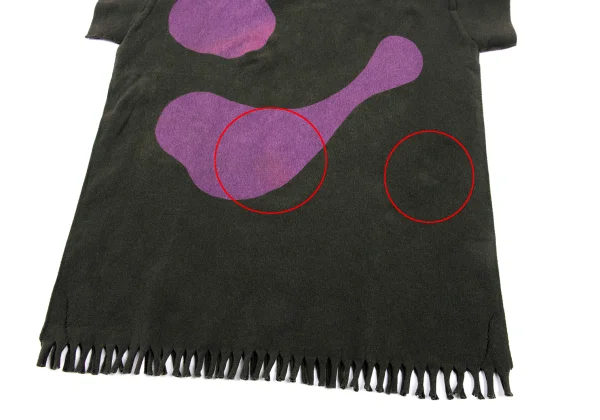 ISSEY MIYAKE A-POC Cutting Fringe Print T-shirt K-169329_007