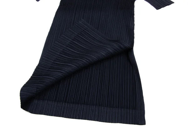PLEATS PLEASE Pleated Long T-shirt K-169331_008