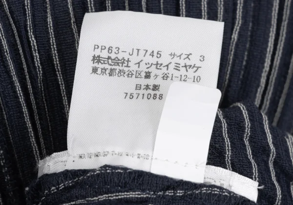 PLEATS PLEASE Striped Deformity Top K-169332_011