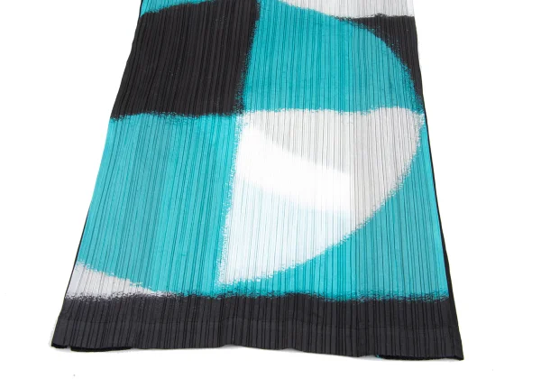 PLEATS PLEASE Graphic Print Top K-169333_006