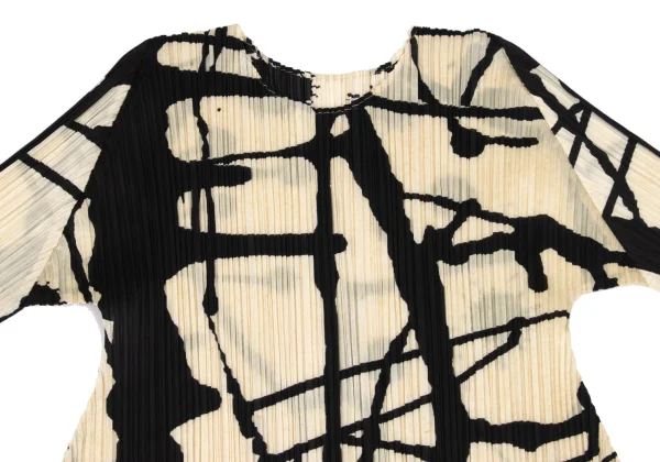 PLEATS PLEASE Graphic Print Dress K-169334_003